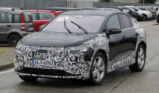 Audi Q4 Sportback e-tron (camouflaged) - front 3/4